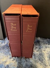 U. S. First Day Covers, 2 Albums, all postmarked at a USPS STATION, ~ 164 covers