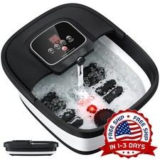 Spa Para Pies Con Calor, Masaje Y Chorros, Spa Para Pies De Pedicura Plegable US