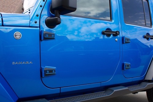 12 piezas Cubierta negra mate con capucha de motor de puerta SUV para SUV se adapta a Jeep Wrangler oso negro - Imagen 5 de 8