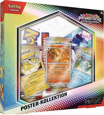 Pokémon Karmesin&Purpur Prismatische Entwicklungen Poster-Kollektion NEU  