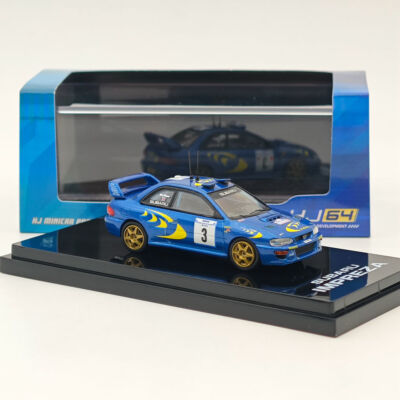 Hobby Japan 1/64 SUBARU IMPREZA WRC 1997 #3 TOUR DE CORSE(Winner