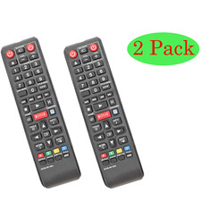 2 Pack Remote AK59-00146A for Samsung Blu-Ray DVD Player BD-EM59CZA BDES6000