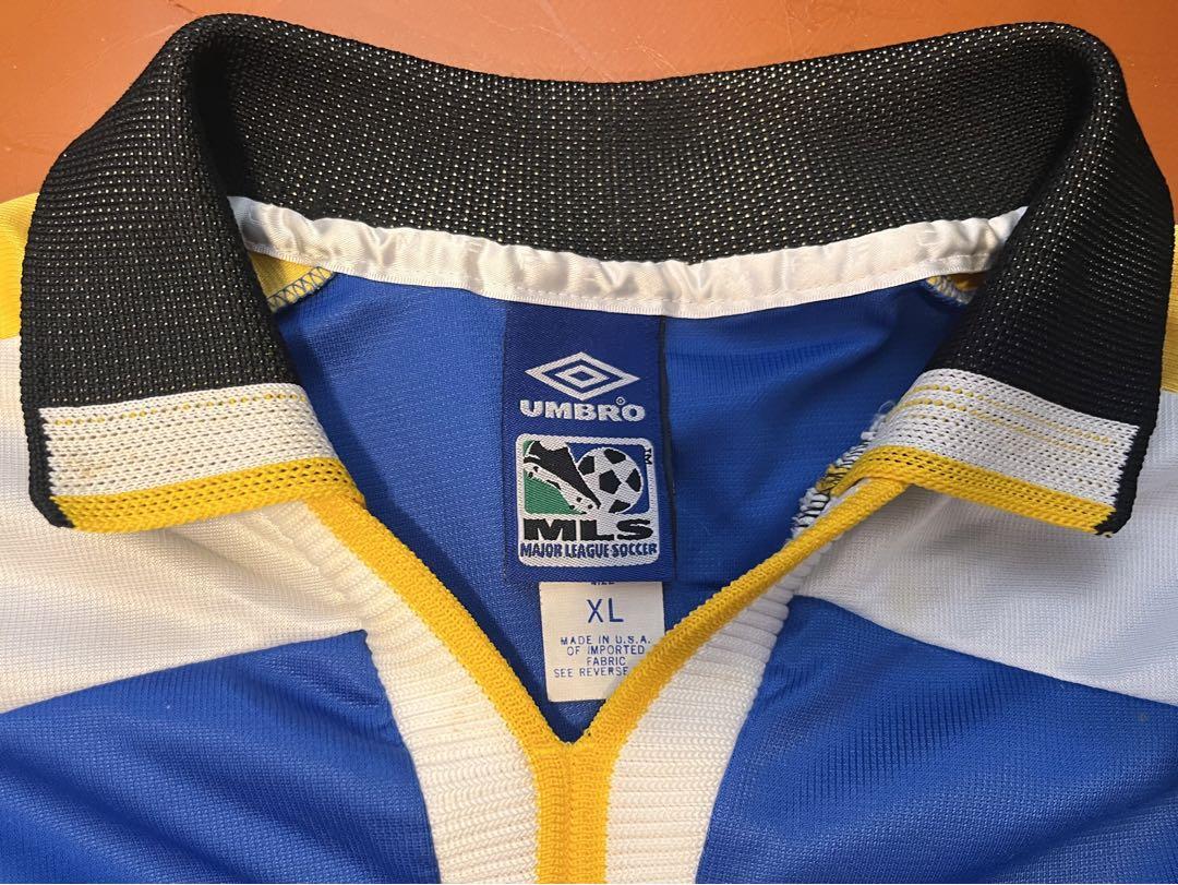 バルデラマ　マイアミフュージョン　ユニフォーム　MLS レア　コロンビア代表 Valderrama #10 Miami Fusion Jersey MLS Umbro XL Rare Vintage