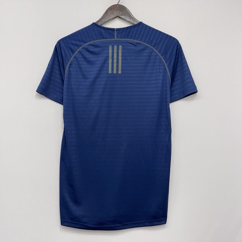 Adidas x Stella McCartney Women's Sz Large Crewneck T-Shirt Top Blue Striped euc - Picture 3 of 7