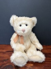 Ivanka Russ Berrie Vintage Teddy Bear Stuffed Plush with Bow