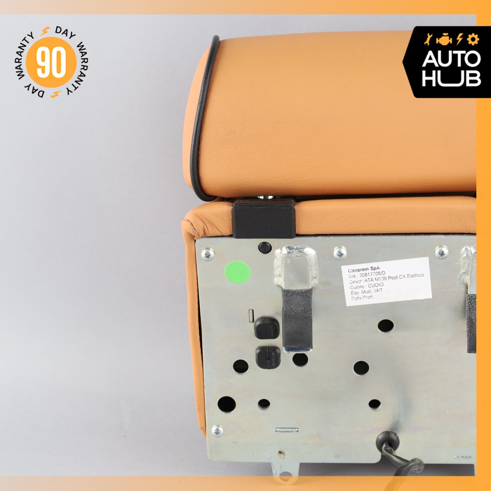 03-13 Maserati Quattroporte S M139 Rear Center Seat Headrest Brown OEM 71k