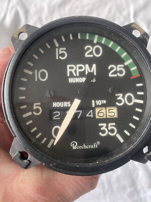 35-324365-11 Beechcraft Tachometer Indicator 