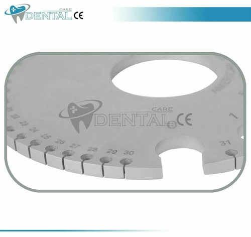 Hard Stainless Steel Round Wire Thickness Measurer Ruler Gauge Diameter Tool - Picture 3 of 4