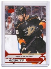 Jani Hakanpaa 2020-21 Upper Deck Overtime Rookie Red Parallel Card #47 /99