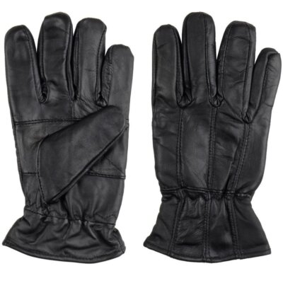 Tom Franks Herren 100% Echt Lammfell Leder Fleece-gefütterte Handschuhe (M/L & L/XL)