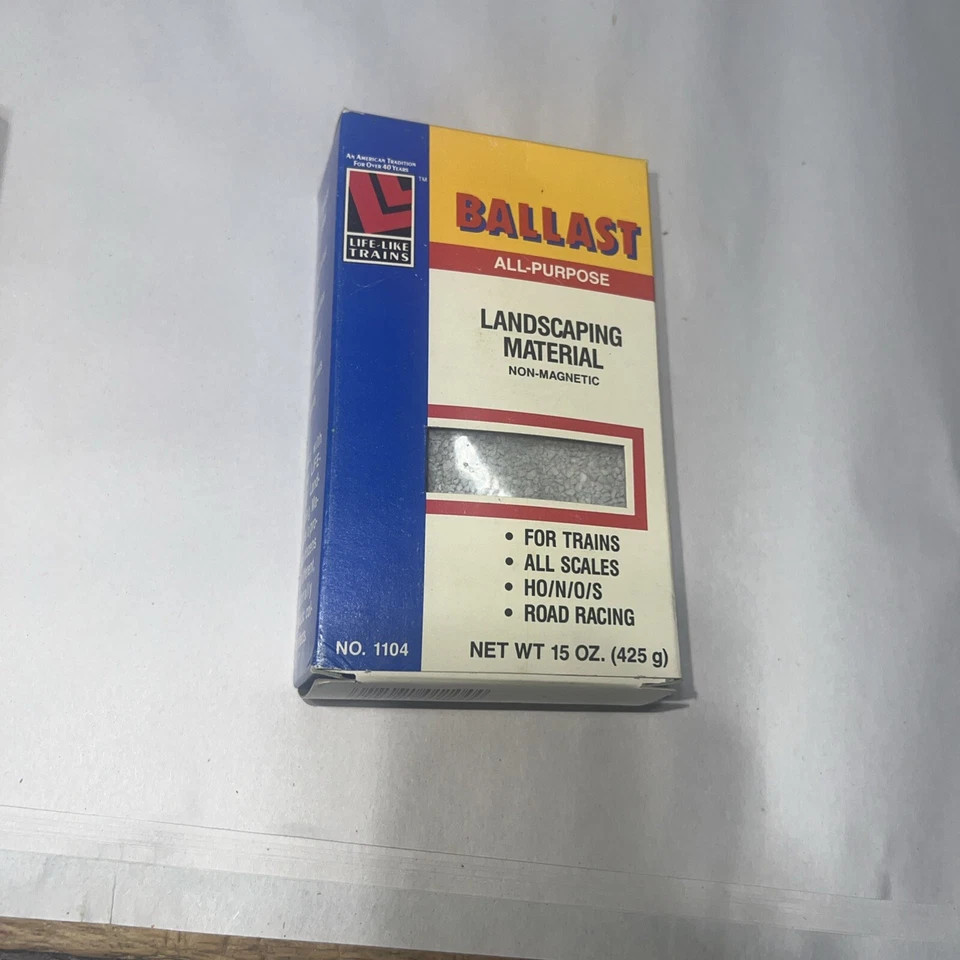 BALASTRO DE MATERIAL DE PAISAJE REALISTA, 15 OZ, PAQUETE SELLADO ORIGINAL DE COLECCIÓN NO.1104 Foto 3 de 4