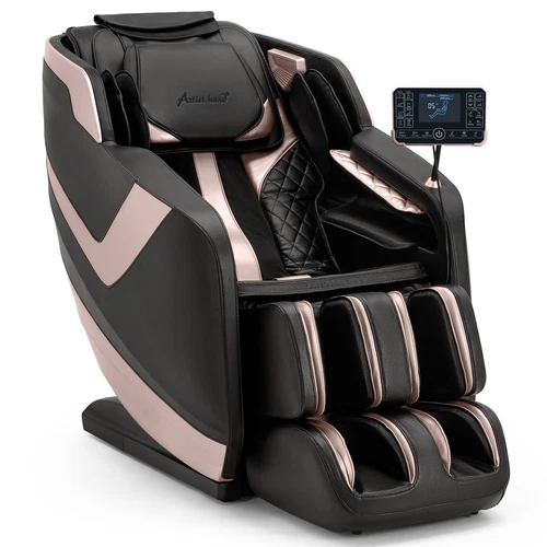 Full Body Zero Gravity Massage Recliner Chair Dual Core S-Track,Heat,Foot Roller