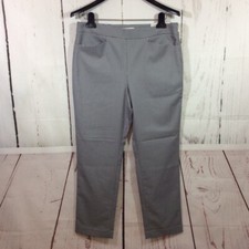 LOFT Ann Taylor Dress Pants Womens 8 Black Houndstooth Plaid Business Office