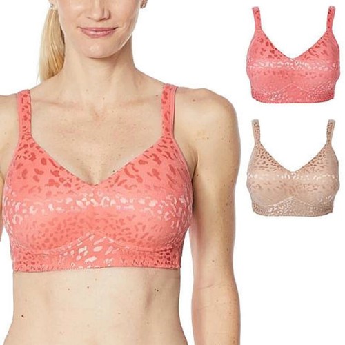 Paquete de 2 sujetadores de copa moldeados Rhonda Shear Jacquard - Imagen 10 de 12