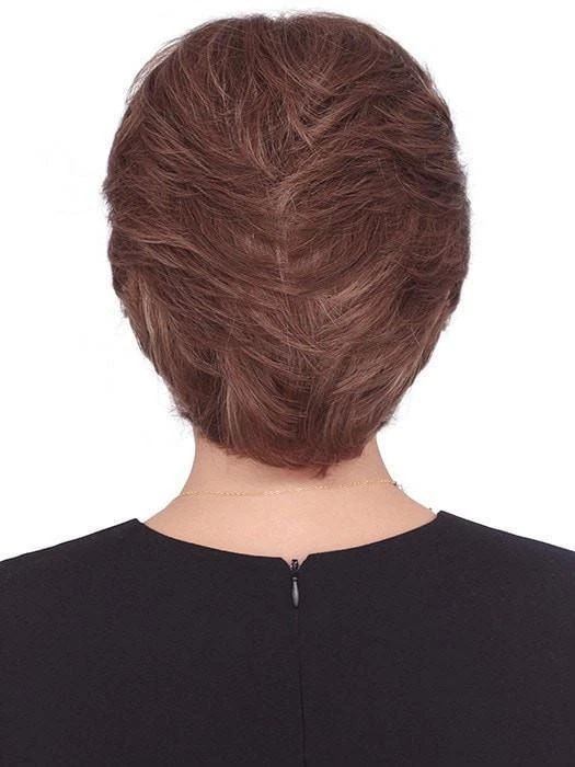Peluca Louis Ferre "MEG" Petite 4CAPPUCCINODmarrón oscuro monoparte en cualquier lugar TopIllusionFront Foto 4 de 4