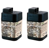 2 Moultrie 6 Volt Rechargeable Safety Batteries For Automatic Deer Feeders |srb6 on sale 2 Moultrie 6 Volt Rechargeable Safety Batteries For Automatic Deer Feeders |srb6 on sale