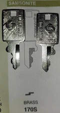 Samsonite Luggage, Briefcase, 170S OEM (1) Factory Fitted Key. Brand New!