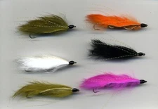Trout Flies: MINI Snake Flies Little Devils x 6 size 8 UK Tied (code 207) 