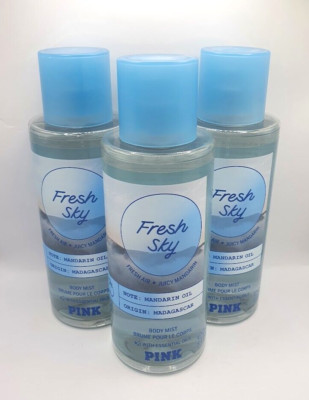 VICTORIA'S SECRET PINK FRESH SKY BODY MIST 8.4 FL OZ (SET OF 3)