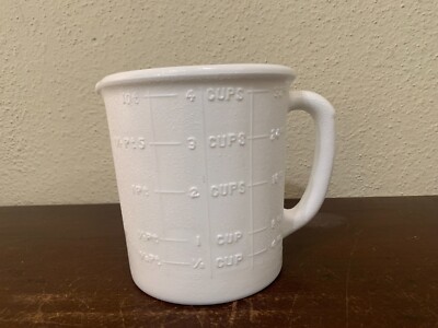 Vintage Milk Glass White 4 Cup Measuring Cup Hazel Atlas?