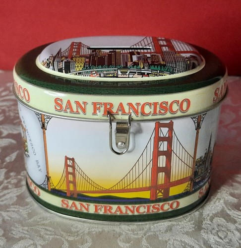 San Francisco Tin Coin Bank 4"x3" NEW