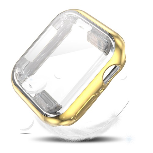 Housse de protection en silicone pour Apple Watch 38 40 42 44 mm Series 9 8 7 6 SE Full Cover - Photo 19 sur 26