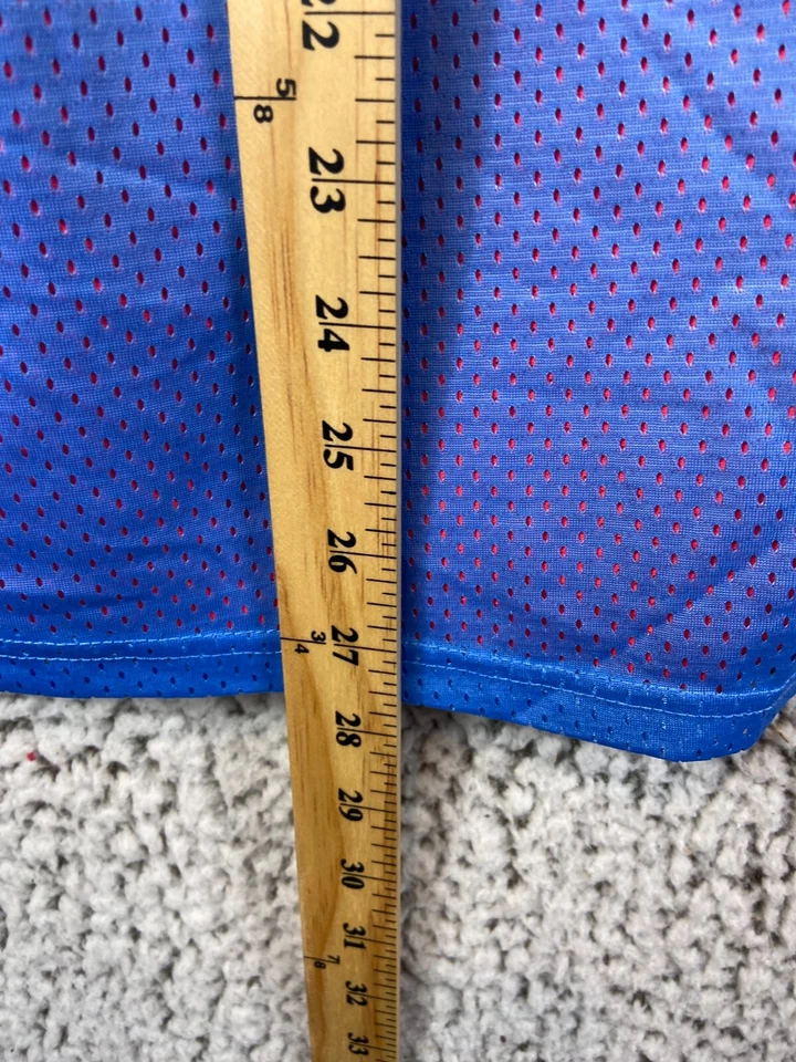 Blue & orange sleeveless mesh layered active tank top women's size 2XL - Image 2 of 4