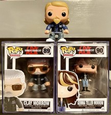 SONS OF ANARCHY Funko Pops JAX 88 No BOX CLAY 89 & GEMMA 90 VAULTED 2013 w/CASES