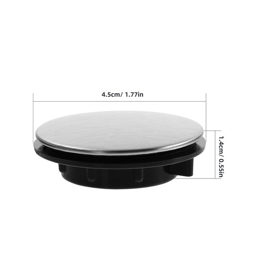Decorative Sink Cover Deep Accessories Stainless Faucet Hole Stopper - Picture 12 of 12