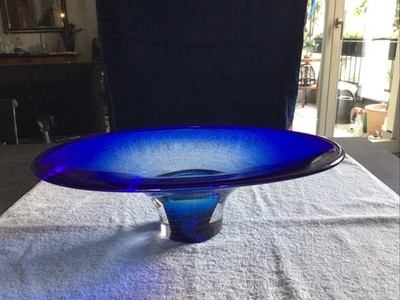 Kosta Boda. Göran Wärff, Große Schale, Signiert, Vintage, TOP Zustand