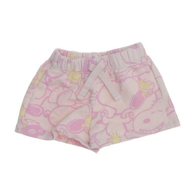 Zara x Peanuts, Pyjamashorts, Größe: 98, Pink/Gelb/Beige/Mehrfarbig, Sweat #Nwn