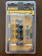 New DeWalt 5 Pc Detachable Magnetic Nut Driver Set Impact Ready DWADND-5