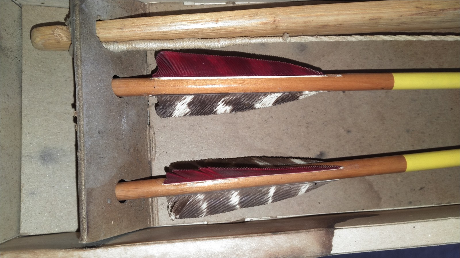 NIB 1946 Vtg Ben Pearson 60" Youth Bow+Arrow Old Hickory UNUSED Set n Toy