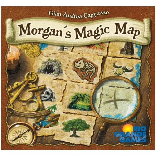 Morgan's Map - Tile Placement Game, Pirate Map Treasure Hunt, Modular Game Bo...