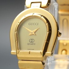 Vintage ◆Exc+5◆ Gucci 7000 Quartz Gold Dial 22mm Women's Watch From JAPAN