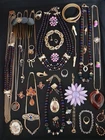 Wearable Vintage Mod Costume Jewelry Lot 1Lb 7oz Signed Monet 4 Avon Nice Set