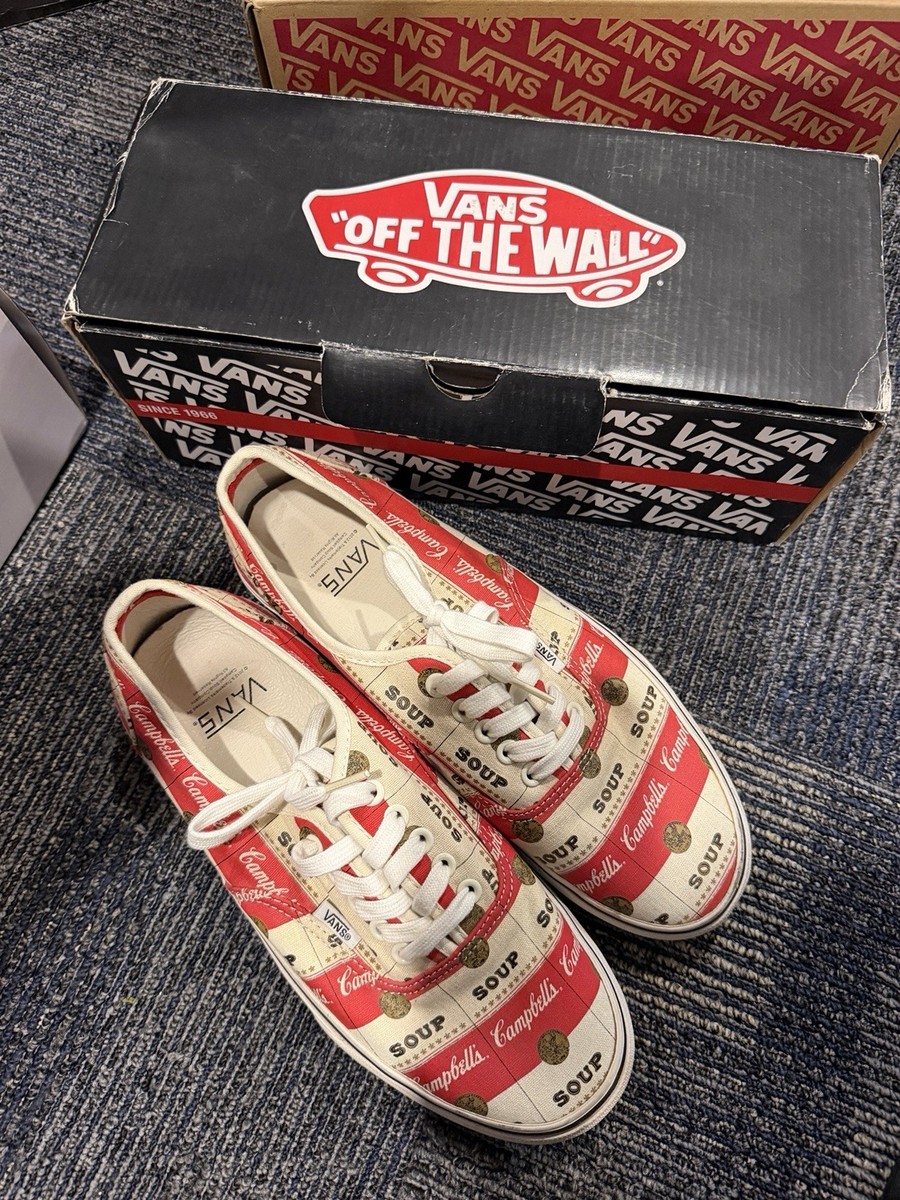 Size 9 - Vans Supreme x Authentic Pro Campbell's Soup for sale