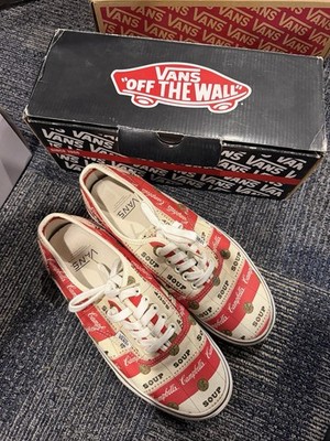 Size 9 - Vans Supreme x Authentic Pro Campbell's Soup for sale