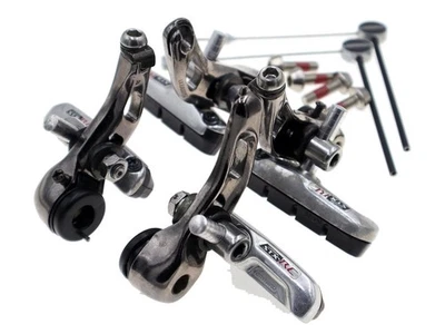 Vintage NOS! Shimano STX RC BR-MC33 Cantilever Brake Set Dark Anodized - Image 1 of 4