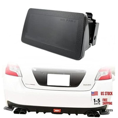 JDM Lens Rear Fog Light Bumper Lamp Function As Running Brake Light Smoked