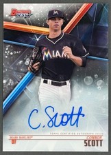 2018 BOWMAN'S BEST CONNOR SCOTT AUTO RC, MARLINS