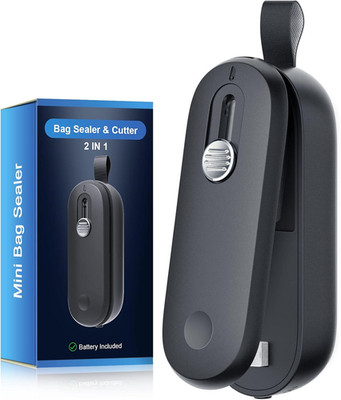 ODSD Mini Folienschweißgerät, 2 in 1 Bag Sealer Mit Cutter Versiegelungsmaschine