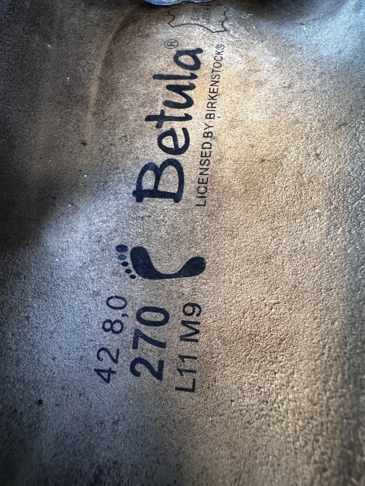 Betula By Birkenstock Mujer Talla 11 Vieira Joya Azul Arizona Doble Correa Foto 2 de 4