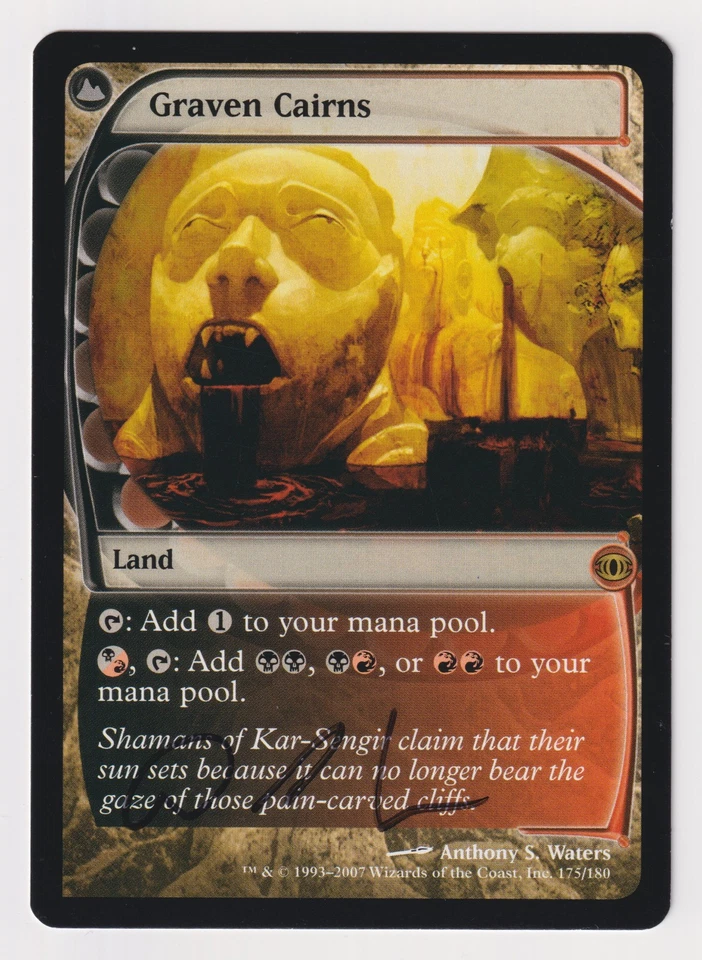 Signed Graven Cairns Proof Sketch LP Future Sight Artist Anthony S. Waters MTG! - Image 2 of 2