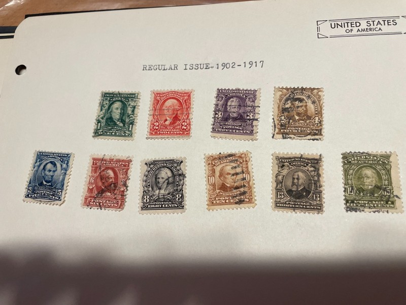 U.S. Stamp Series 300-309 Used Set  (sale 1)