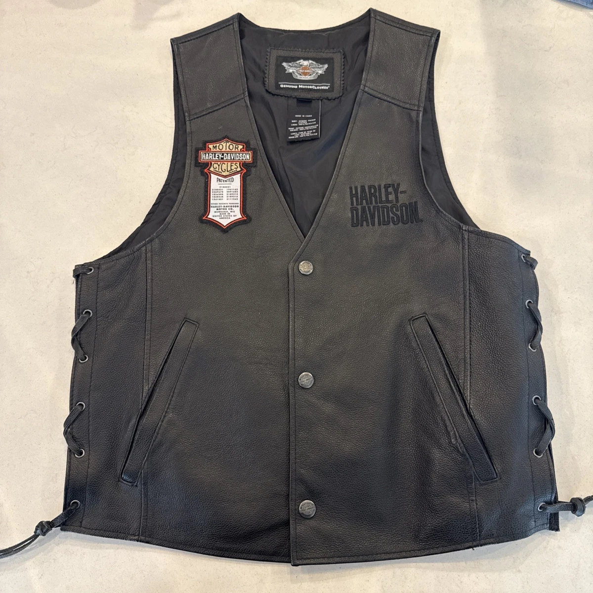 Harley-Davidson Black Vests for Men for Sale | Shop New & Used | eBay