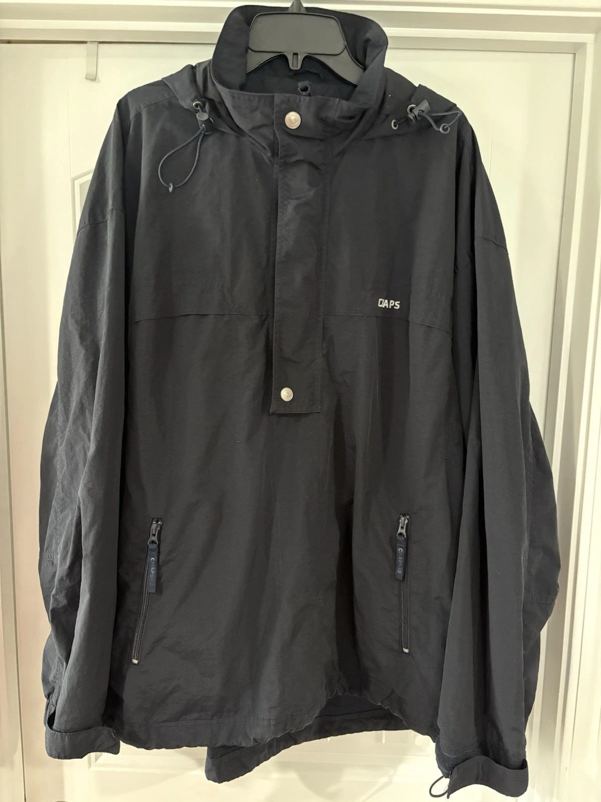 Chaps Men’s XXL Pull Over Hooded Nylon Anorak Jacket