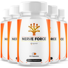  5 Pack NerveForce Nootropic All Natural Nerve Force Supplement 300 Capsules