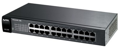 Zyxel ES1100-24E Unmanaged Schwarz