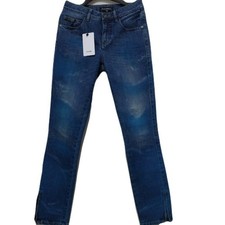 CHANEL Denim Women's CC Logo Gradient Pants 34 P55667 142732508